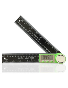 Buscador de Ángulo Digital PDDYIER 200mm 2-en-1 para Carpintería