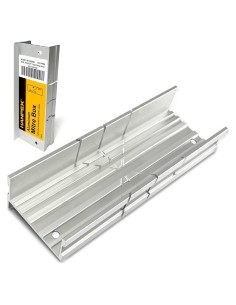 Caja de inglete Hanpex 135 mm de aluminio para cortes precisos