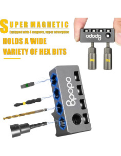 Soporte Magnético para Bits de Taladro Dewalt 1/4" Aluminio 2