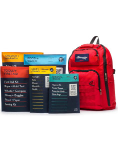 Kit de Emergencia Completo Redfora para 1 Persona - 3 Días 2