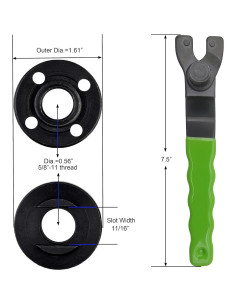 Eje de Extensión para Amoladora Angular Gaquolam 3-5.5" 2