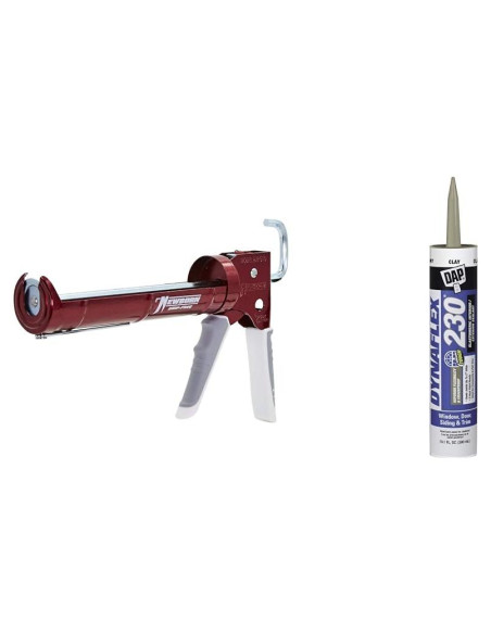 Paquete Pistola Calafateo Newborn 930-GTD + Sellador DAP 299.8ml