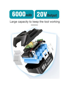 Batería de Reemplazo Makita 18V 6.0Ah 4 Unidades Aptooler 2