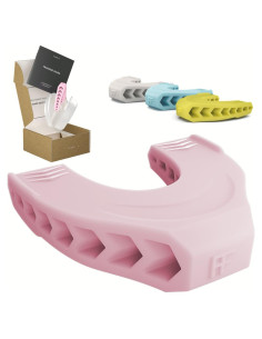 Ejercitador de Mandíbula Facefit Rosa - Tonifica Mejillas y Labios