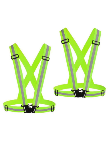 Chaleco Reflectante de Seguridad Chiwo 2-Pack Alta Visibilidad