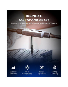 Conjunto de Machos y Matrices Orion Motor Tech 40 pcs SAE 2
