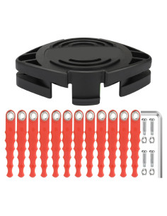 Cabezas de Repuesto Policarbonato RS-136 Black Decker + 12 Cuchillas