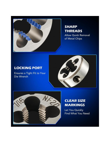 Conjunto de Machos y Matrices Orion Motor Tech 40 pcs SAE