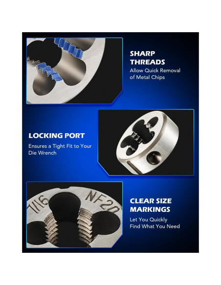 Conjunto de Machos y Matrices Orion Motor Tech 40 pcs SAE