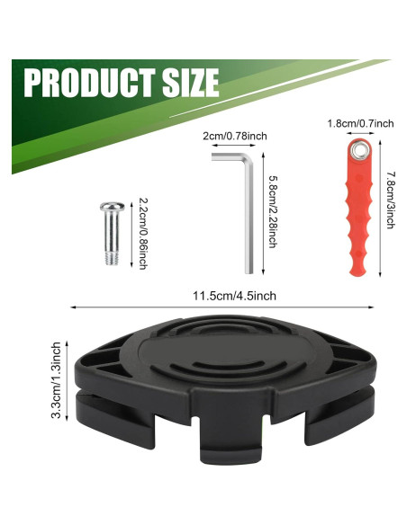 Cabezas de Repuesto Policarbonato RS-136 Black Decker + 12 Cuchillas