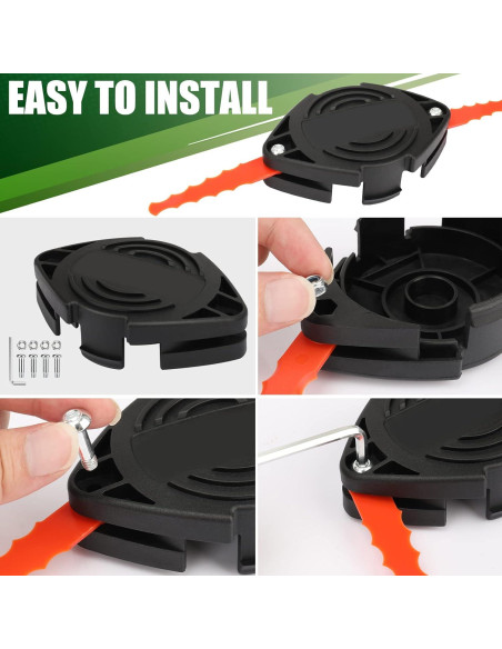 Cabezas de Repuesto Policarbonato RS-136 Black Decker + 12 Cuchillas