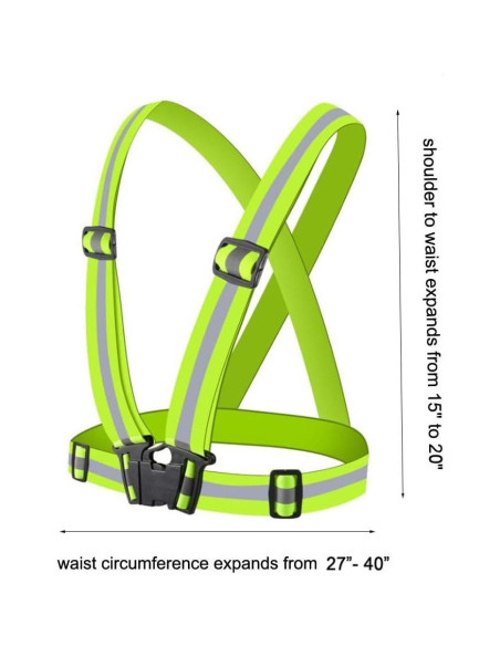 Chaleco Reflectante de Seguridad Chiwo 2-Pack Alta Visibilidad