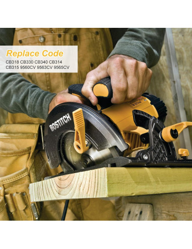 4 Cepillos de Carbón GZJoSum CB318 para Makita 9560CV 9565CV