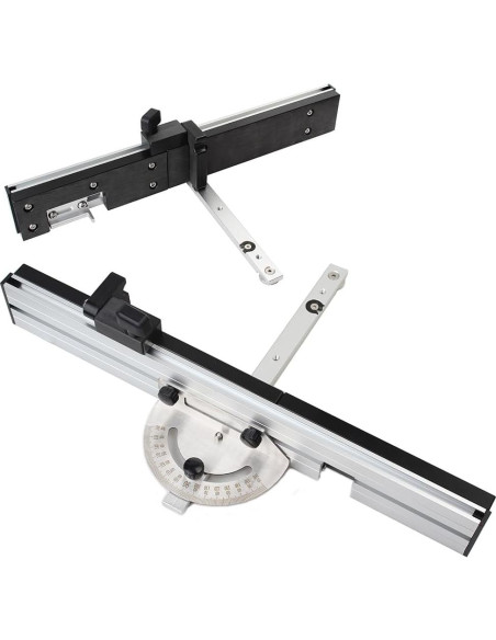 Barra de Inglete de Aluminio KETIPED 300mm Plata para Sierra