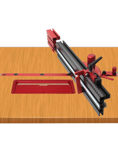 Cerca Ingletadora de Aluminio JCFANTS 75mm con Medidor Láser