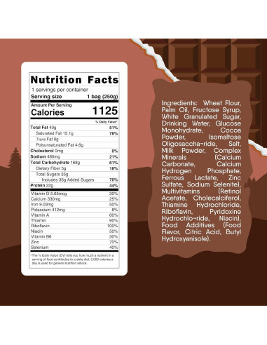 Galletas Energéticas de Chocolate Beleon - Ración de 1 Día 250g