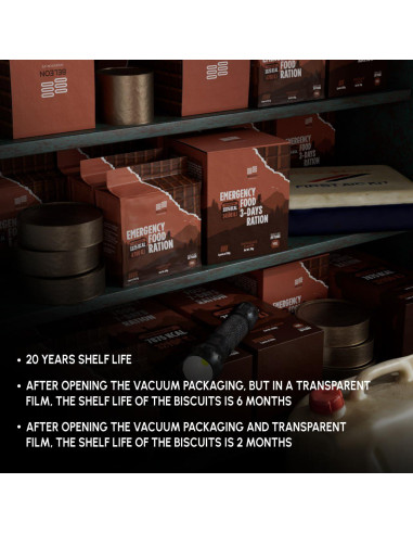 Galletas Energéticas de Chocolate Beleon - Ración de 1 Día 250g