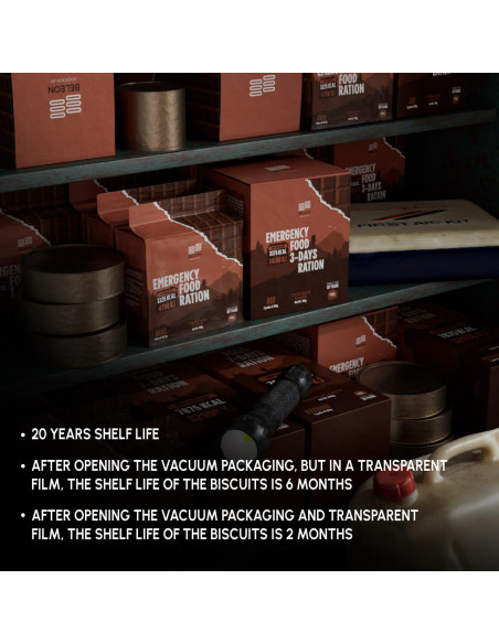 Galletas Energéticas de Chocolate Beleon - Ración de 1 Día 250g