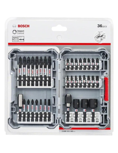 Set de 36 Piezas de Puntas para Atornillador Bosch Profesional