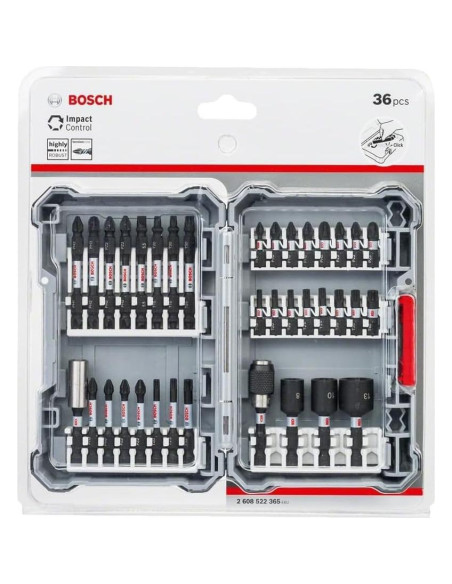 Set de 36 Piezas de Puntas para Atornillador Bosch Profesional