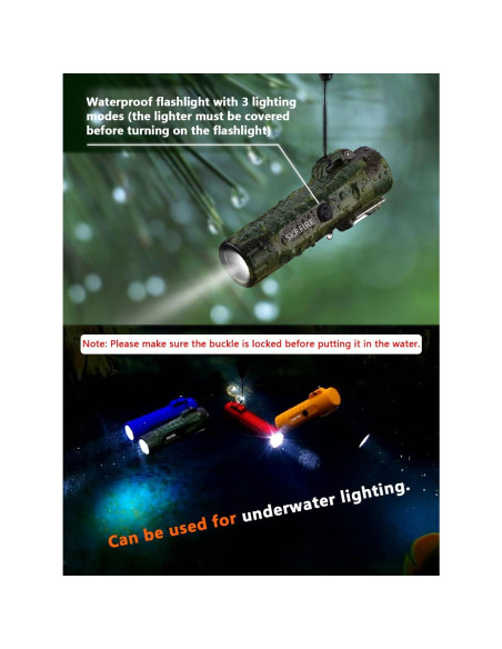 Encendedor Eléctrico Impermeable SKRFIRE Azul - Recargable USB