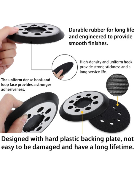 Almohadilla de Reemplazo IPELY 5" para Lijadoras DEWALT