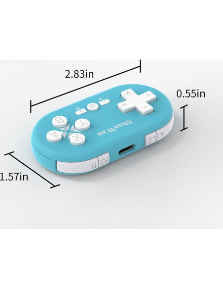 Controlador Mini Inalámbrico ShanWan Q36 para Switch y PS4