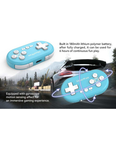 Controlador Mini Inalámbrico ShanWan Q36 para Switch y PS4
