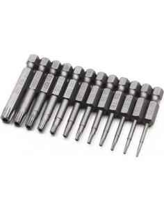 Juego de Puntas de Seguridad 12 Piezas Aiyun 50mm Acero S2 2