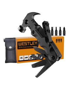 Multiherramienta WESTLEY WT15H 15 en 1 para Camping