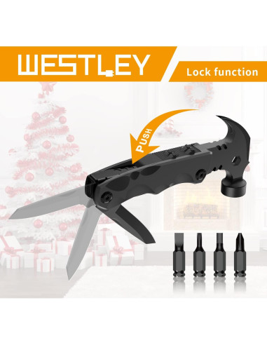 Multiherramienta WESTLEY WT15H 15 en 1 para Camping