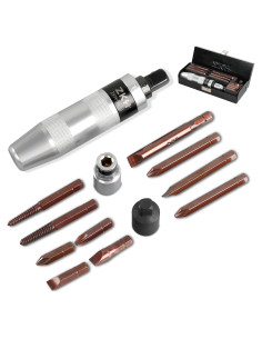 Destornillador de Impacto Manual ZKH 1/2" y 3/8" con 10 Puntas