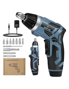 Destornillador Eléctrico Inalámbrico C P CHANTPOWER 4V con Linterna