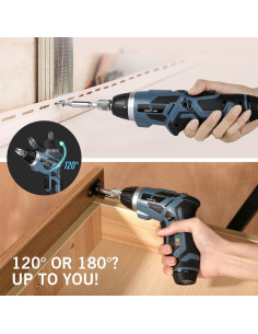 Destornillador Eléctrico Inalámbrico C P CHANTPOWER 4V con Linterna 2