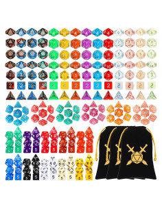 Set de Dados Poliedricos Yilloog 210 Piezas Multicolor