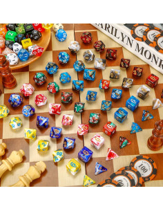 Set de Dados Poliedricos Yilloog 210 Piezas Multicolor 2