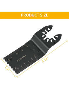 100 Cuchillas de Sierra Oscilante CaRoller para Madera y Metal 2