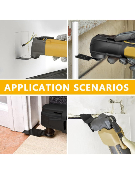 100 Cuchillas de Sierra Oscilante CaRoller para Madera y Metal