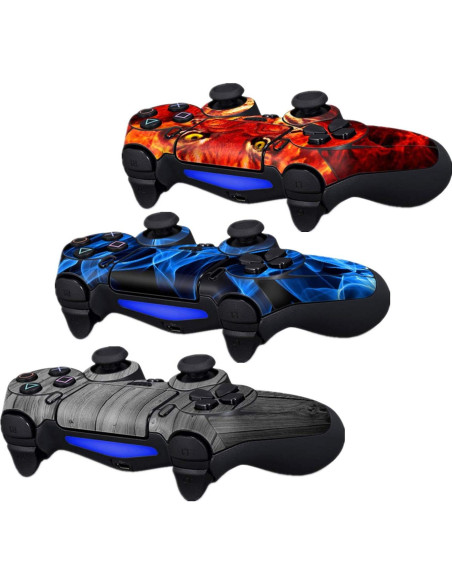 Funda Vinilo Adhesivo para Controlador PS4 Oiokew - 3 Piezas