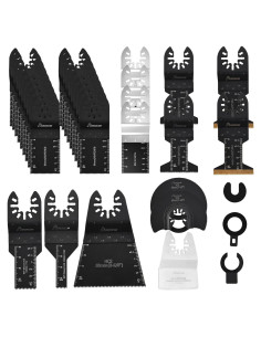 Kit de Cuchillas Oscilantes MAZING 36 PCS para Madera y Metal