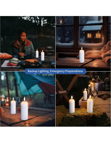 Paquete de 3 Velas de Emergencia NOMFIX 20H Larga Duración