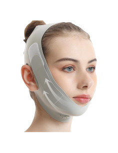 Correa Facial Reutilizable Habodd para Levantamiento de Papada Verde