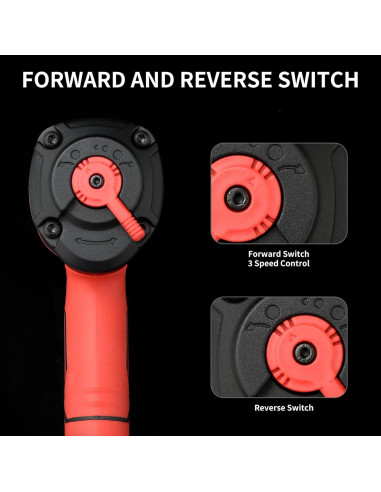 Llave de Impacto Neumática AEROPRO A315 1870.5 Nm Ligera