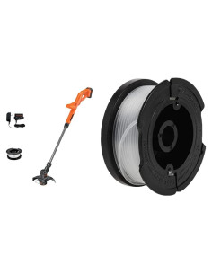 Cortadora de Hilo BLACK+DECKER 20V MAX con Edger y Línea 9.14m