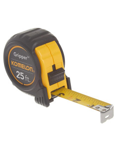 Cinta Métrica Komelon Gripper 7.6m Acero Recubierto Negro