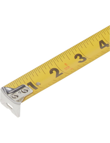 Cinta Métrica Komelon Gripper 7.6m Acero Recubierto Negro