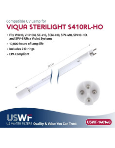 Lámpara UV de Reemplazo USWF-140148 y Manga USWF-350086 2