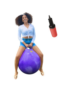 Bola Saltarina WALIKI Púrpura 75 cm para Niños y Terapia