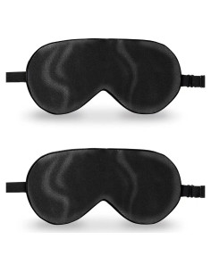 ZIMASILK 2 Paquete Máscara de Sueño 100% Seda Natural Ajustable