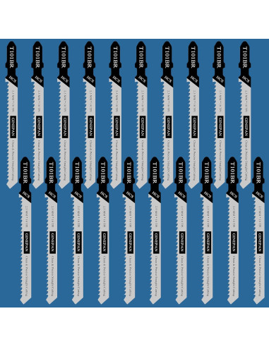 Cuchillas de sierra de calar T Shank GINEPAN T101BR 20PCS